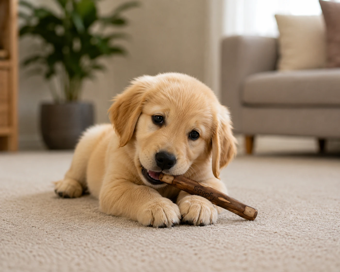 Olive wood chew stick, size XS