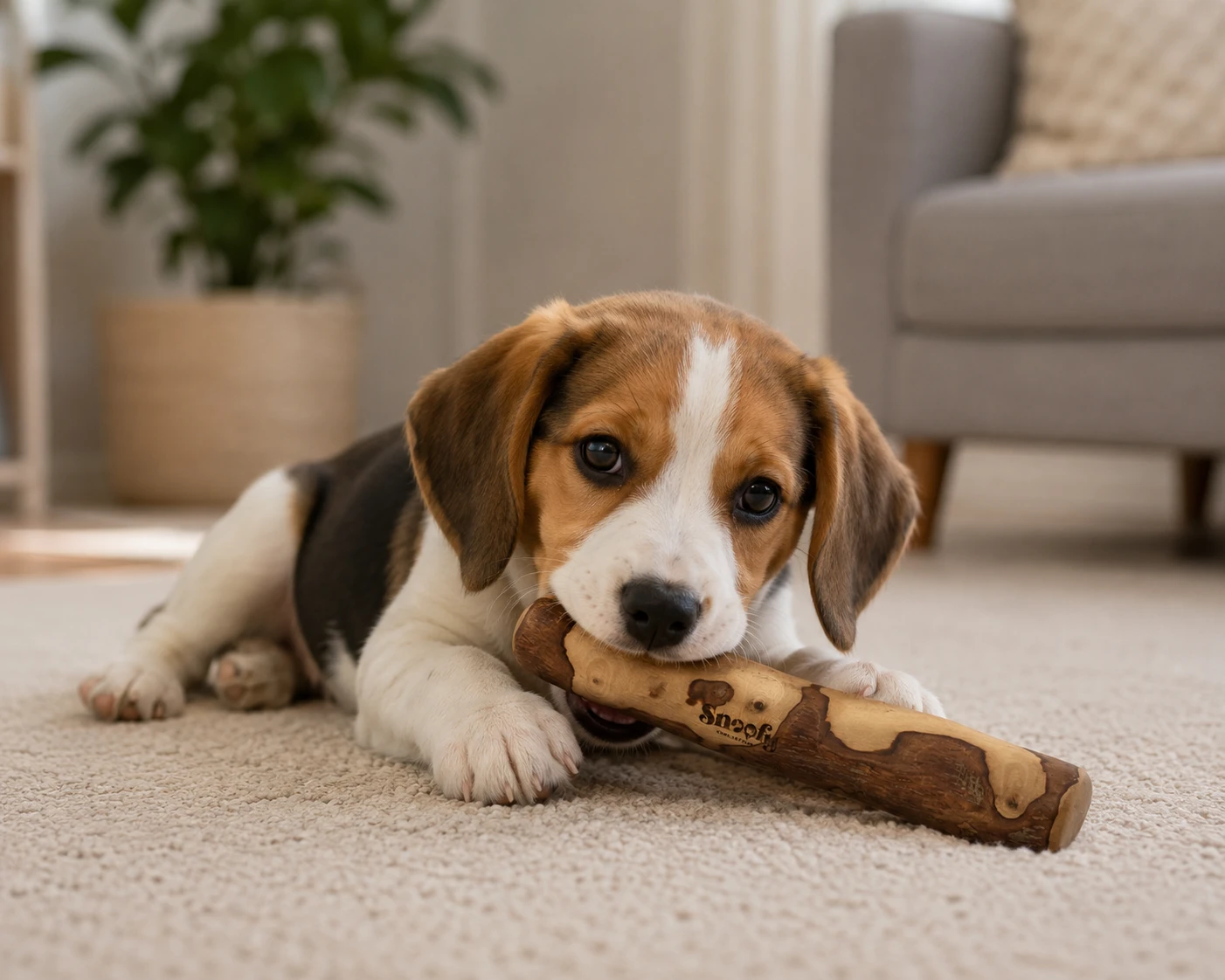 Olive wood chew stick, size S