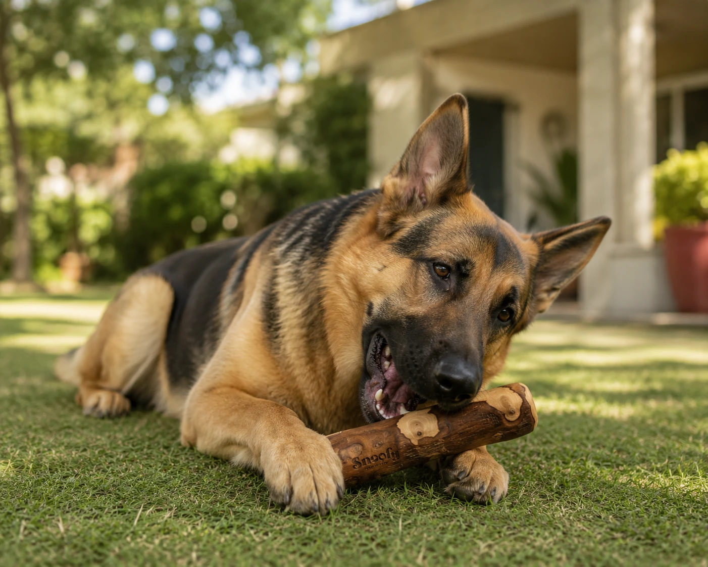 Olive wood chew stick, size L
